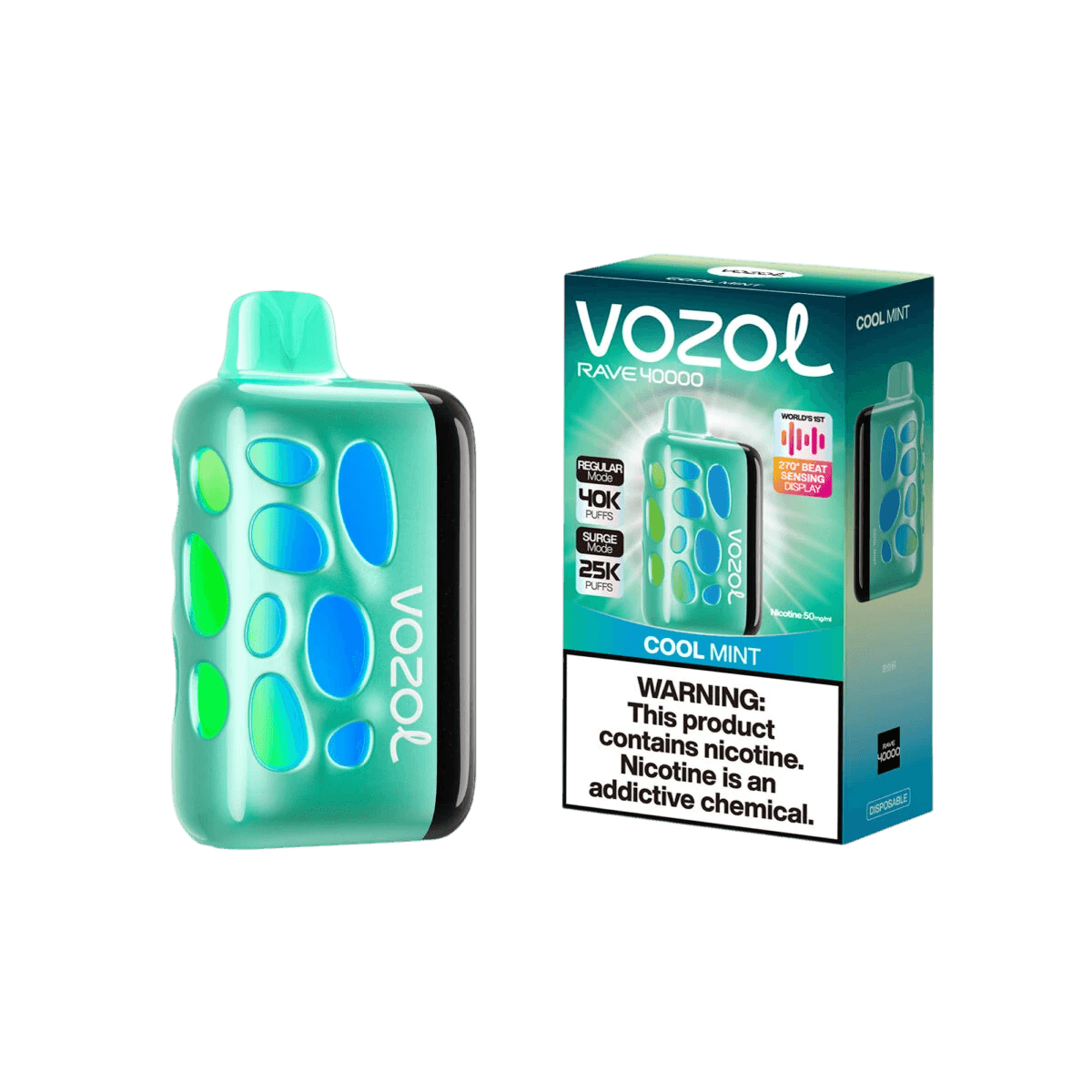 Vozol Rave 40K Cool Mint