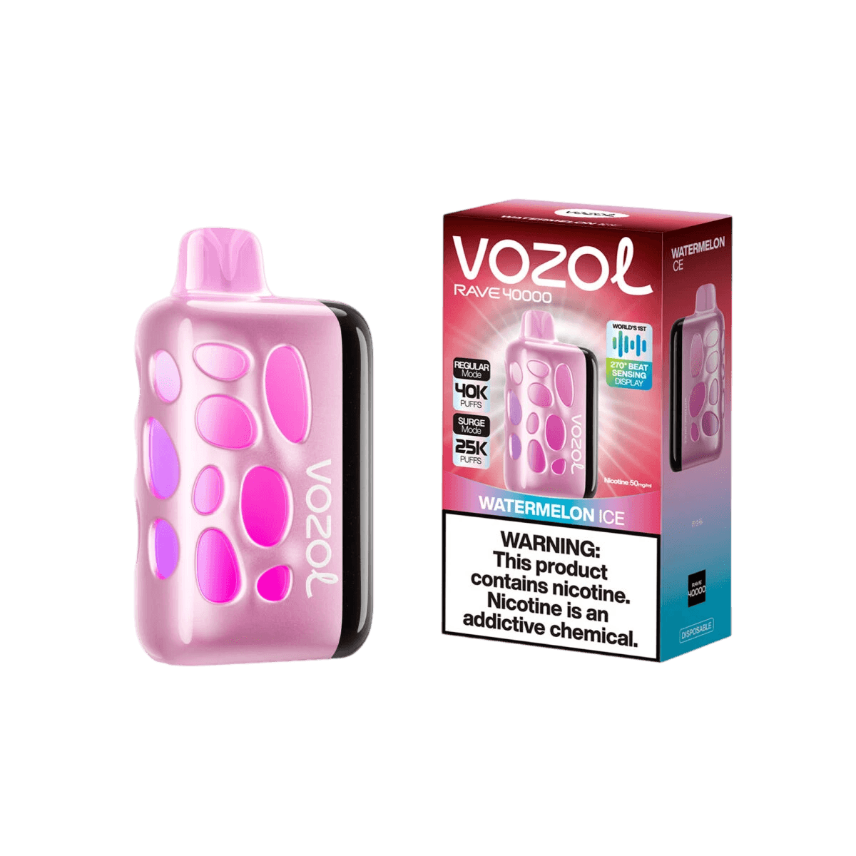Vozol Rave 40K Watermelon Ice