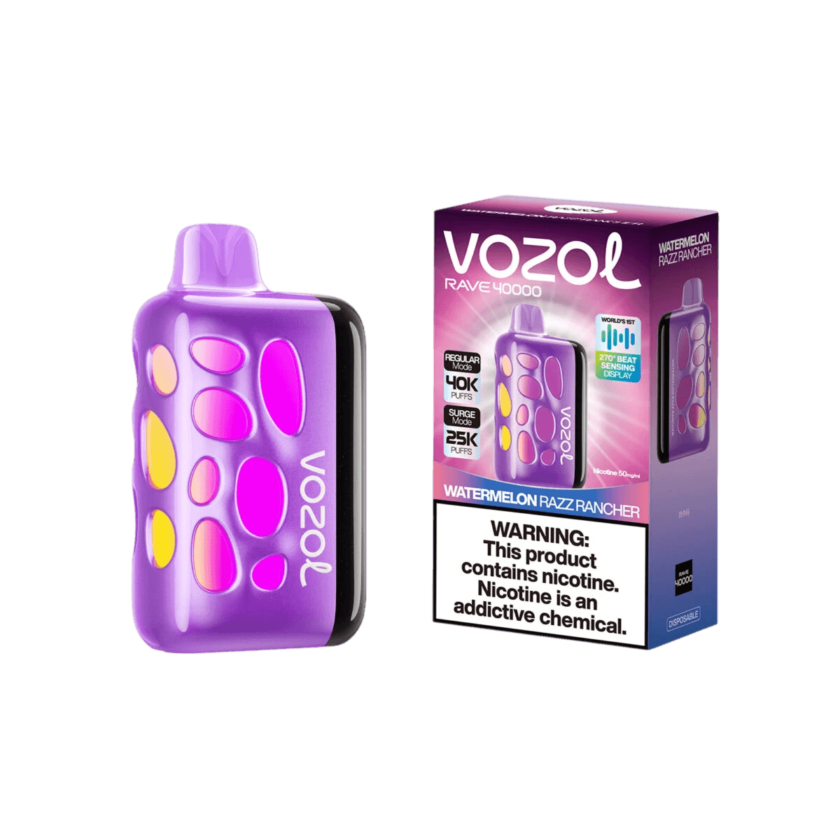 Vozol Rave 40K Watermelon Razz Rancher