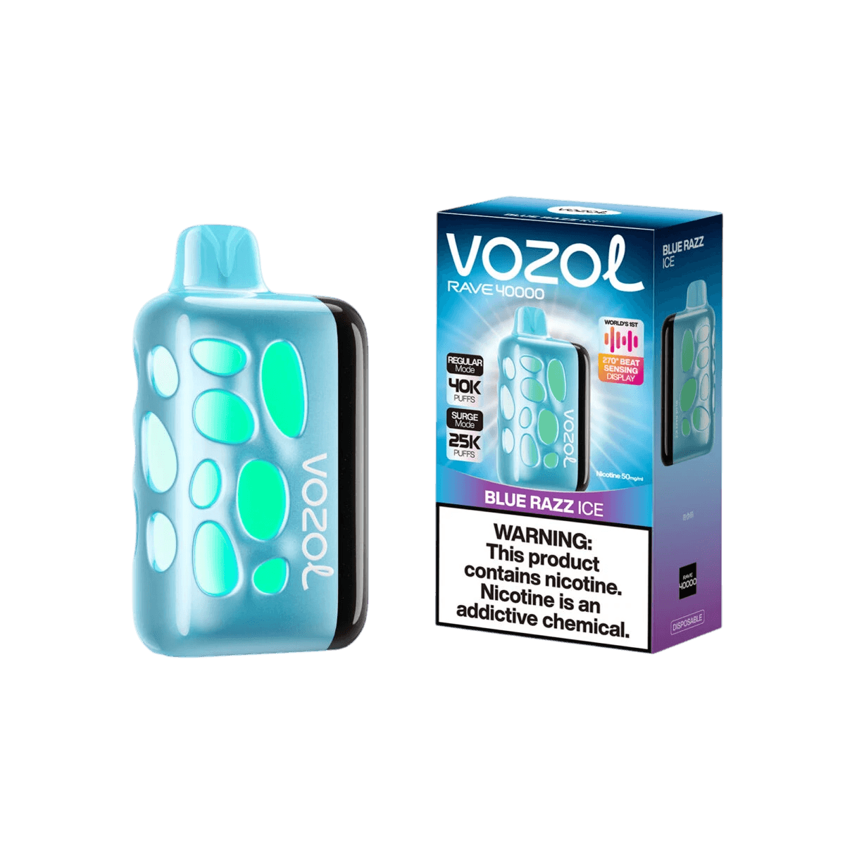 Vozol Rave Blue Razz Ice